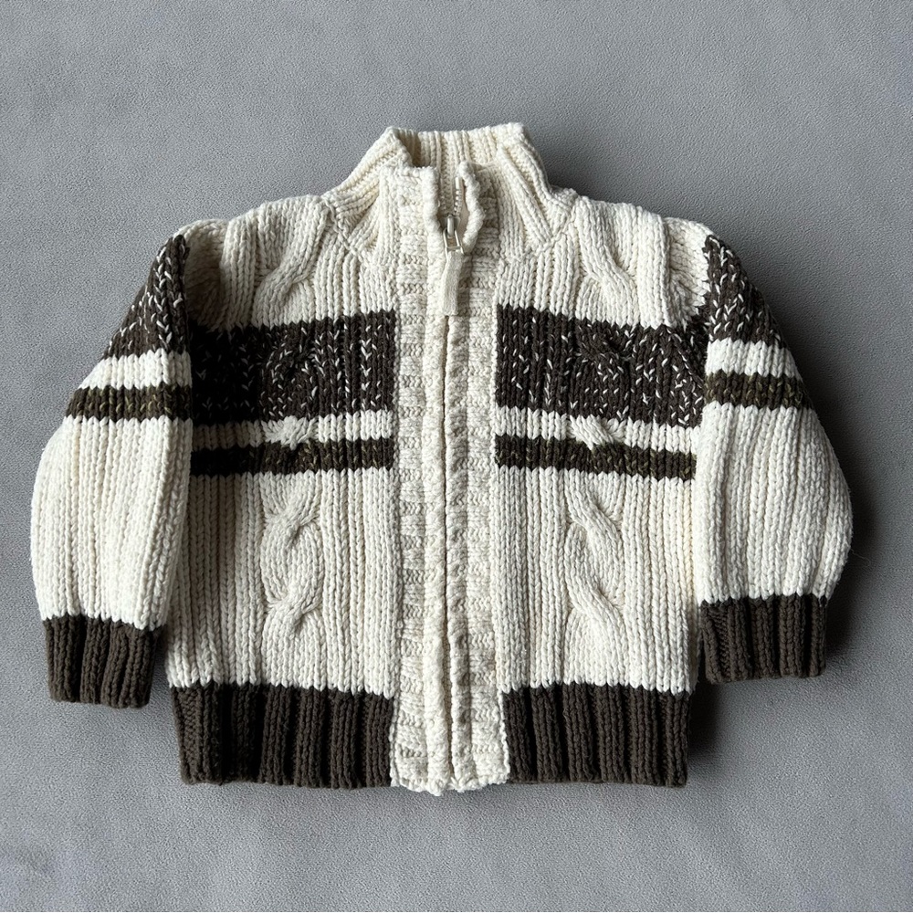 Mexx ~ Full Zip Knit Sweater ~ Baby Size 9-12 Months